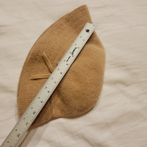 Elegant Tan Women's Hat with Bow Accent - Picture 2 of 8